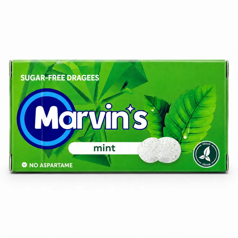 Sugar-free pressed mints with a clean mint flavour