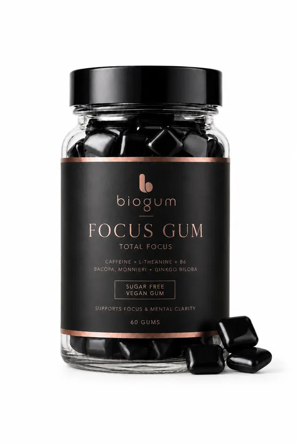 Functional sugar-free chewing gum with vitamins and active ingredients
